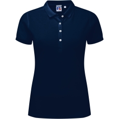 Polo Stretch Femme Marine Russell – Coupe Slim 210 g/m²