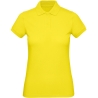 Polo bio femme Solar Yellow B&C – Coton biologique 170 g/m²