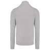 Pull 1/4 Zip Homme Gris Chiné Kariban – Personnalisable – vue 2