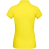 Polo bio femme Solar Yellow B&C – Coton biologique 170 g/m² – vue 2