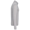 Pull 1/4 Zip Homme Gris Chiné Kariban – Personnalisable – vue 3