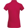 Polo bio femme coupe slim Rose Sorbet B&C Inspire – vue 2
