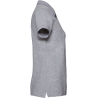 Polo Stretch Femme Russell Gris (Light Oxford) – Coupe Slim – vue 3