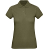 Polo bio femme B&C Vert Urban Khaki – Coupe Slim 170 g/m²
