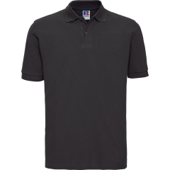 Polo homme Classic Noir Russell – Coton piqué 200 g/m²