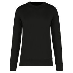 Sweat-shirt écoresponsable col rond unisexe Noir Kariban