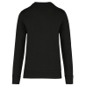Sweat-shirt écoresponsable col rond unisexe Noir Kariban – vue 2