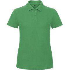 Polo femme coupe cintrée vert Kelly Green B&C ID.001