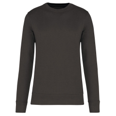 Sweat-shirt écoresponsable col rond Kariban Gris