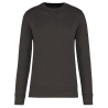 Sweat-shirt écoresponsable col rond Kariban Gris
