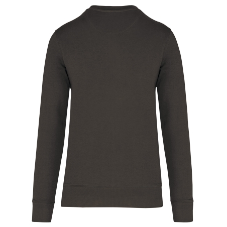 Sweat-shirt écoresponsable col rond Kariban Gris – vue 2