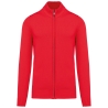 Cardigan zippé Rouge Kariban – Col cheminée 425 g/m²