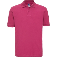 Polo homme Classic Fuchsia Russell – Coton piqué 200 g/m²