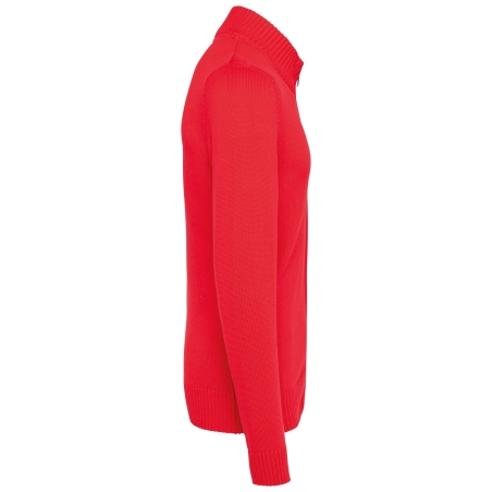 Cardigan zippé Rouge Kariban – Col cheminée 425 g/m² – vue 3