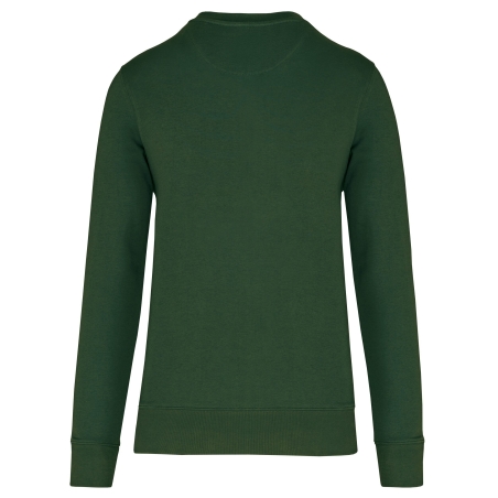 Sweat-shirt écoresponsable col rond Vert Forest Green Kariban – vue 2