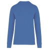 Sweat-shirt écoresponsable col rond Bleu Light Royal Blue Kariban – vue 2