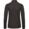 Polo femme manches longues ID.001 B&C Noir – vue 2