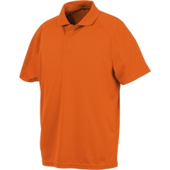 Polo performance Aircool orange Spiro – Coupe Large