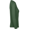 Polo femme manches longues B&C ID.001 – Vert Bouteille – vue 3