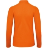 Polo femme manches longues B&C ID.001 Orange – vue 2