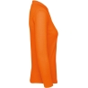 Polo femme manches longues B&C ID.001 Orange – vue 3