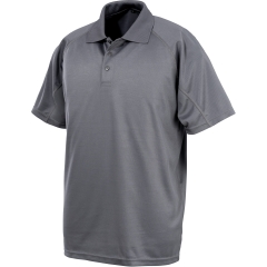 Polo performance Aircool Gris Spiro – Stretch respirant