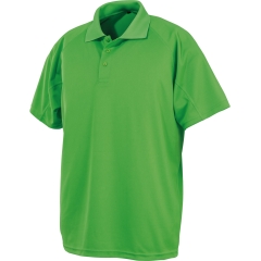 Polo performance Aircool Vert lime Spiro – Stretch respirant