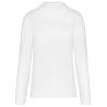 Sweat-shirt écoresponsable col rond unisexe Blanc Kariban – vue 2