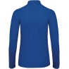 Polo femme manches longues bleu roi B&C ID.001 – 180 g/m² – vue 2