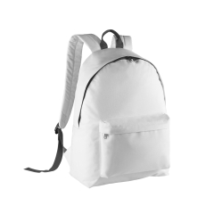 Sac à dos classique Blanc/Gris foncé Kimood – Personnalisable