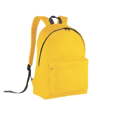 Sac à dos classique Jaune / Gris foncé Kimood – Personnalisable
