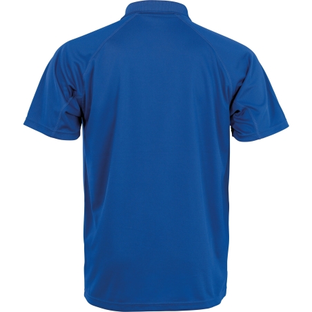 Polo performance Aircool Bleu Royal Spiro – Respirant & Stretch – vue 2