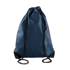 Sac à dos cordelettes marine Kimood – personnalisable