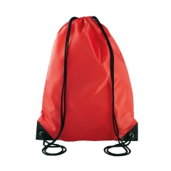 Sac à dos cordelettes Rouge Kimood – personnalisable