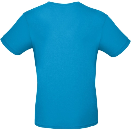 T-shirt homme col rond Bleu Atoll 145 g/m² B&C E150 – vue 2