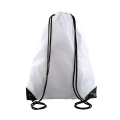 Sac à dos cordelettes blanc Kimood – léger et résistant