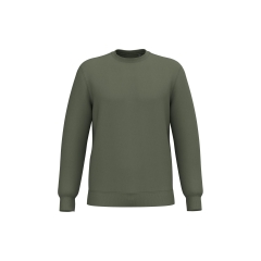 Sweat-shirt recyclé col rond Caper Green Kariban – 280 g/m²