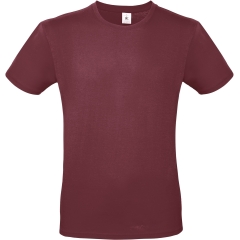 T-shirt homme col rond Bordeaux 145 g/m² B&C E150