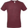 T-shirt homme col rond Bordeaux 145 g/m² B&C E150