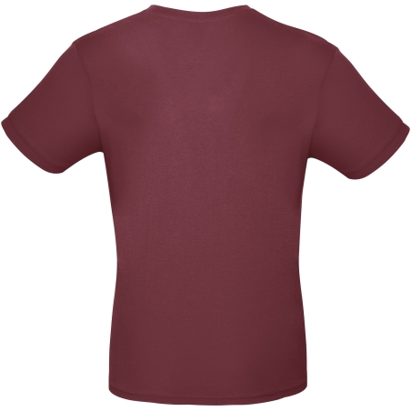 T-shirt homme col rond Bordeaux 145 g/m² B&C E150 – vue 2