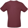 T-shirt homme col rond Bordeaux 145 g/m² B&C E150 – vue 2