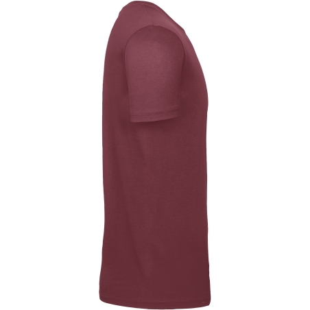 T-shirt homme col rond Bordeaux 145 g/m² B&C E150 – vue 3