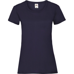 T-shirt femme Valueweight marine 165 g/m² – Fruit of the Loom
