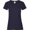 T-shirt femme Valueweight marine 165 g/m² – Fruit of the Loom