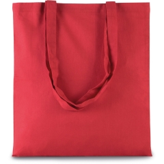 Sac shopping longues anses rouge Kimood – Coton Conscious