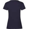 T-shirt femme Valueweight marine 165 g/m² – Fruit of the Loom – vue 2