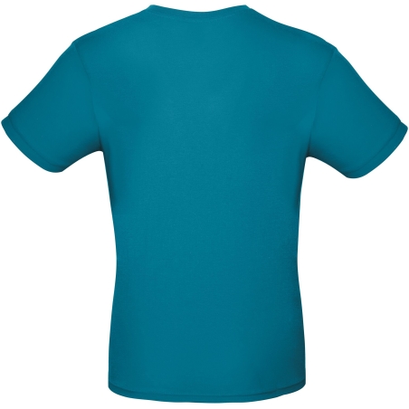 T-shirt homme col rond Bleu (Diva Blue) B&C E150 – vue 2