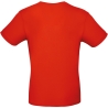 T-shirt homme col rond Rouge Fire Red B&C E150 – vue 2