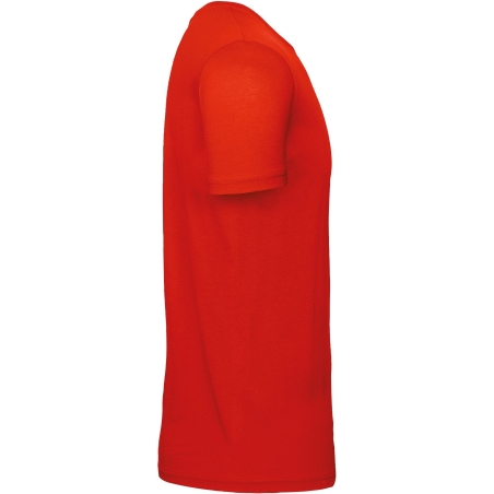 T-shirt homme col rond Rouge Fire Red B&C E150 – vue 3