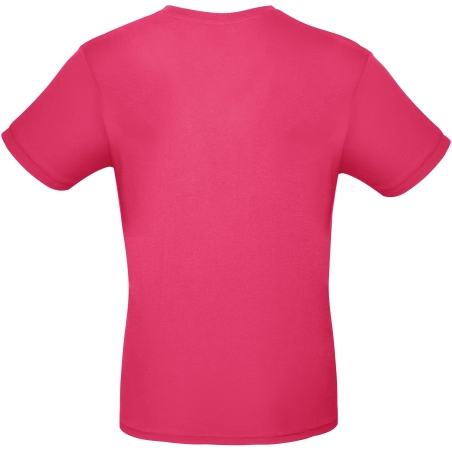 T-shirt homme col rond Fuchsia 145 g/m² B&C E150 – vue 2